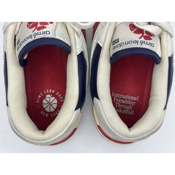 Authentic New Balance Aimé Leon Dore x 550 Red Navy Mens Shoes BB550A3 Size US 9 - Picture 7 of 9